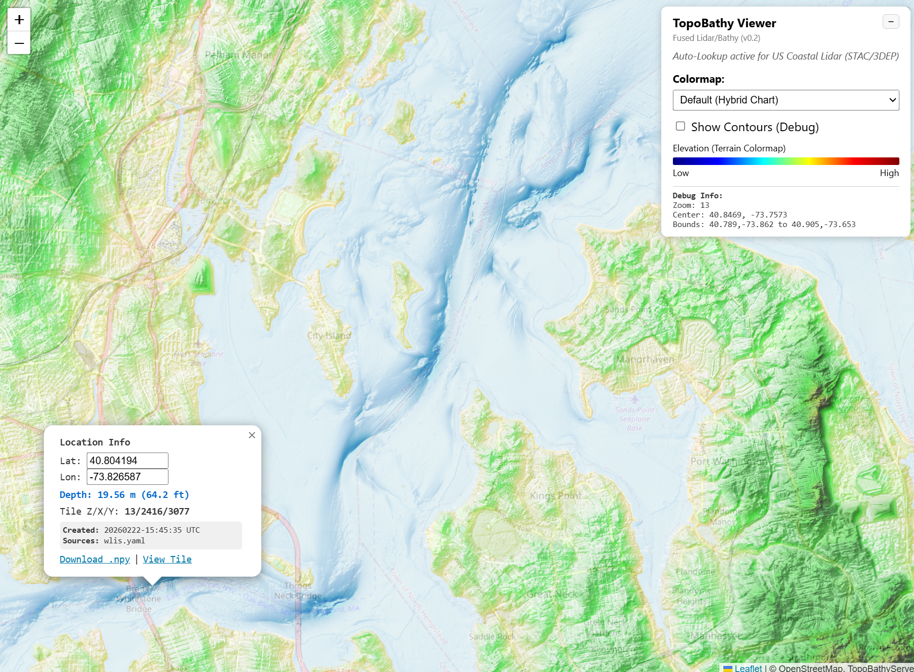 TopoBathySim Screenshot